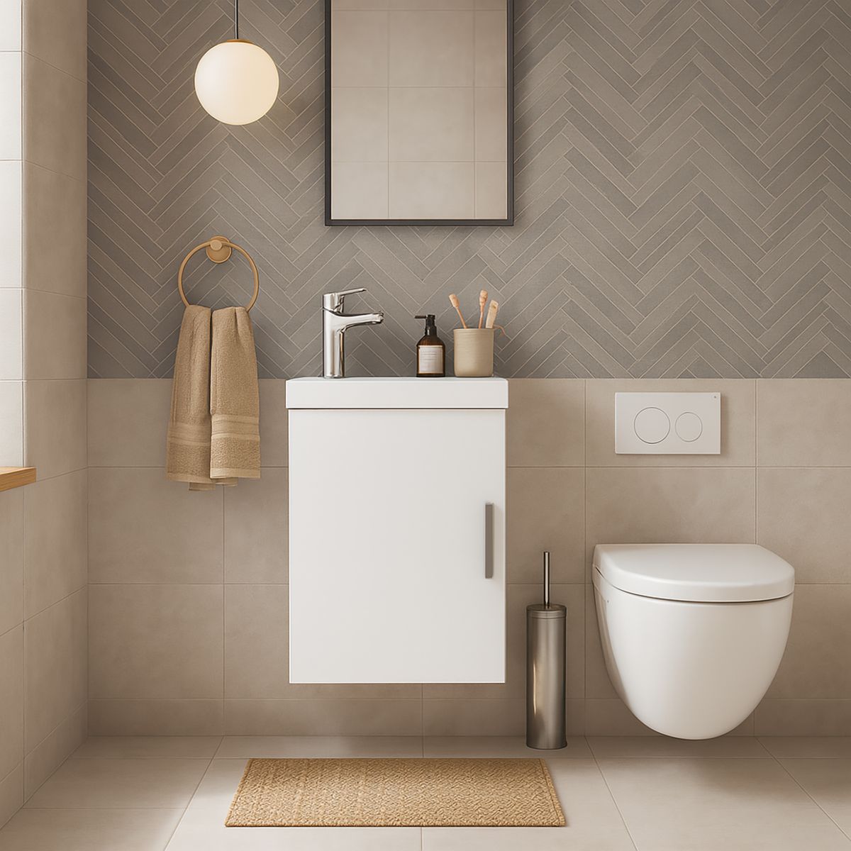 TEKA STROHM - Combo mini 40 Glossy white- s/desagüe