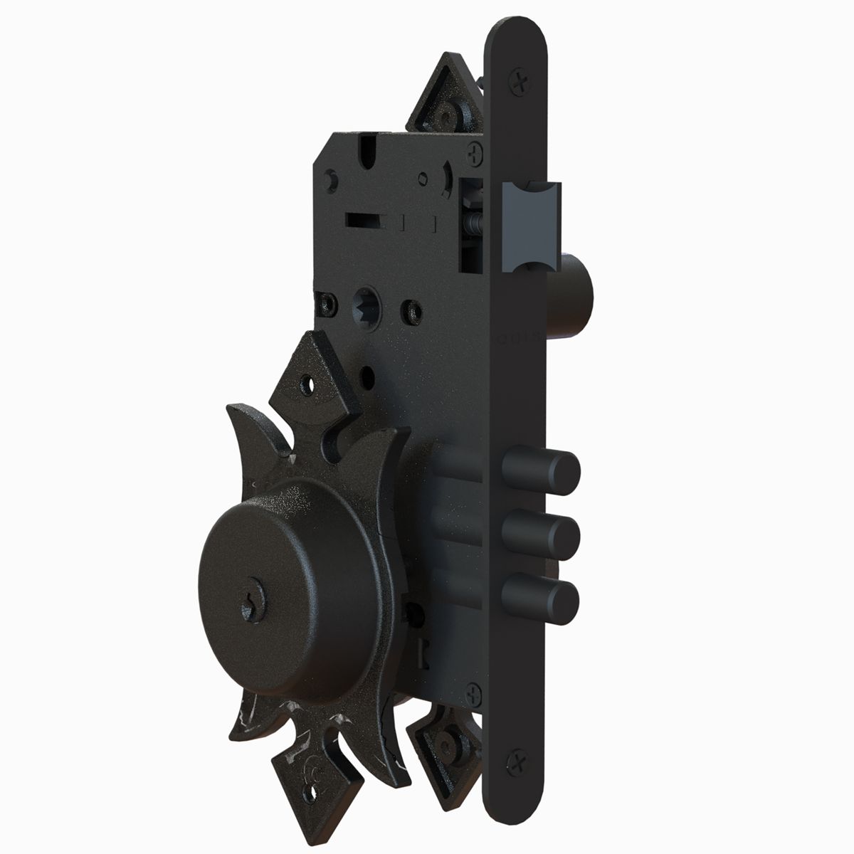 ODIS - Cerradura de embutir colonial 216 con manilla medio acceso