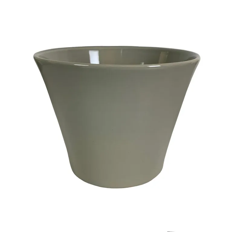 Macetero Grosseto de Cerámica 17x13 cm Gris