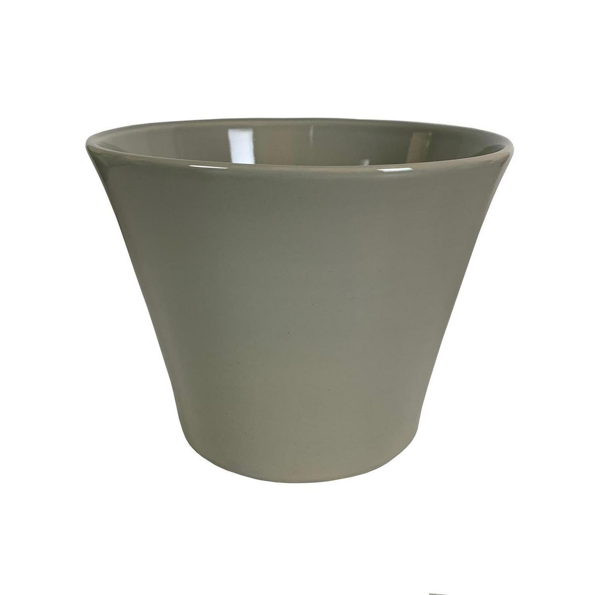 CERAMICA ESPEJO - Macetero Grosseto de Cerámica 17x13 cm Gris