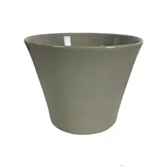 CERAMICA ESPEJO - Macetero Grosseto de Cerámica 21x16 Gris