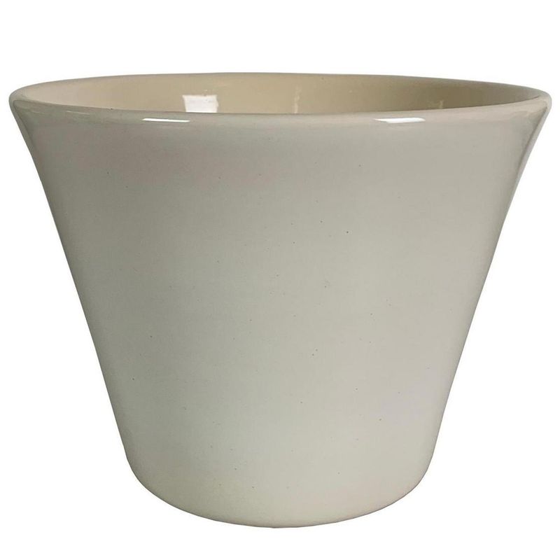 CERAMICA ESPEJO - Macetero Grosseto de Cerámica 17x13 Blanco