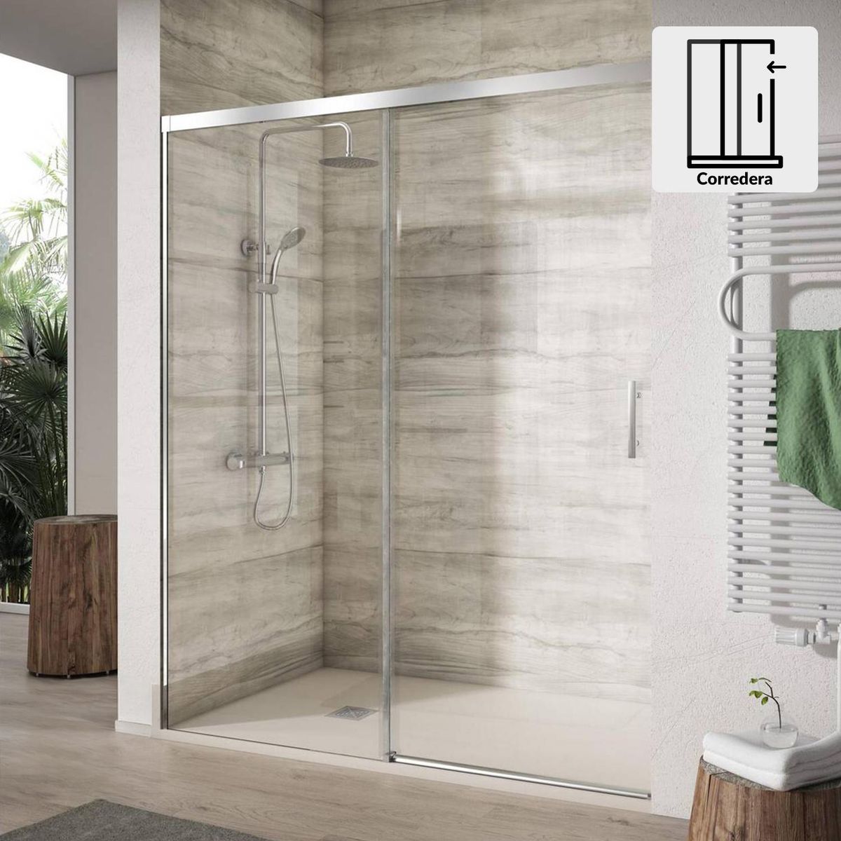 TEKA STROHM - Mampara Manacor 120- 1p+1f