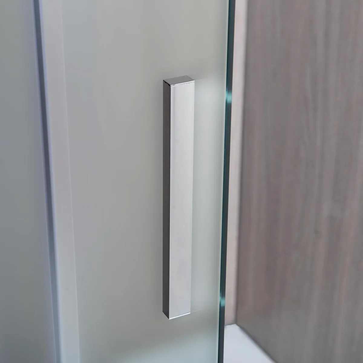 DUSCHY - Mampara premium frosted corredera frontal