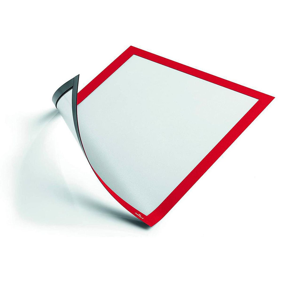 DURABLE - Marco Magnético A4 Exhibición Rojo Duraframe