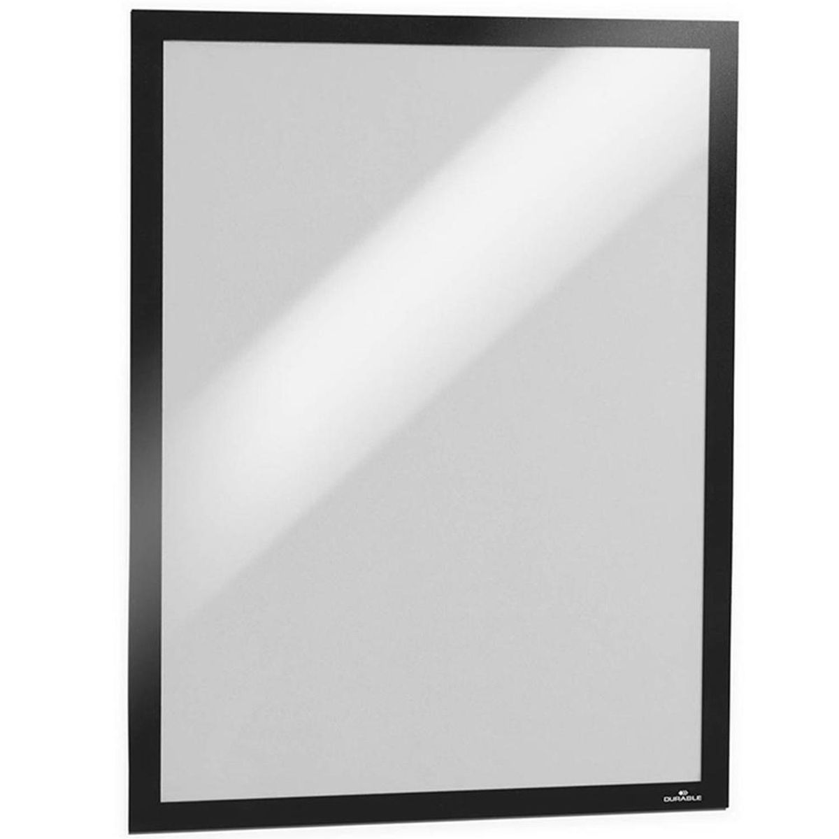 DURABLE - Marco Autoadhesivo A4 Frontal Magn Negro Duraframe