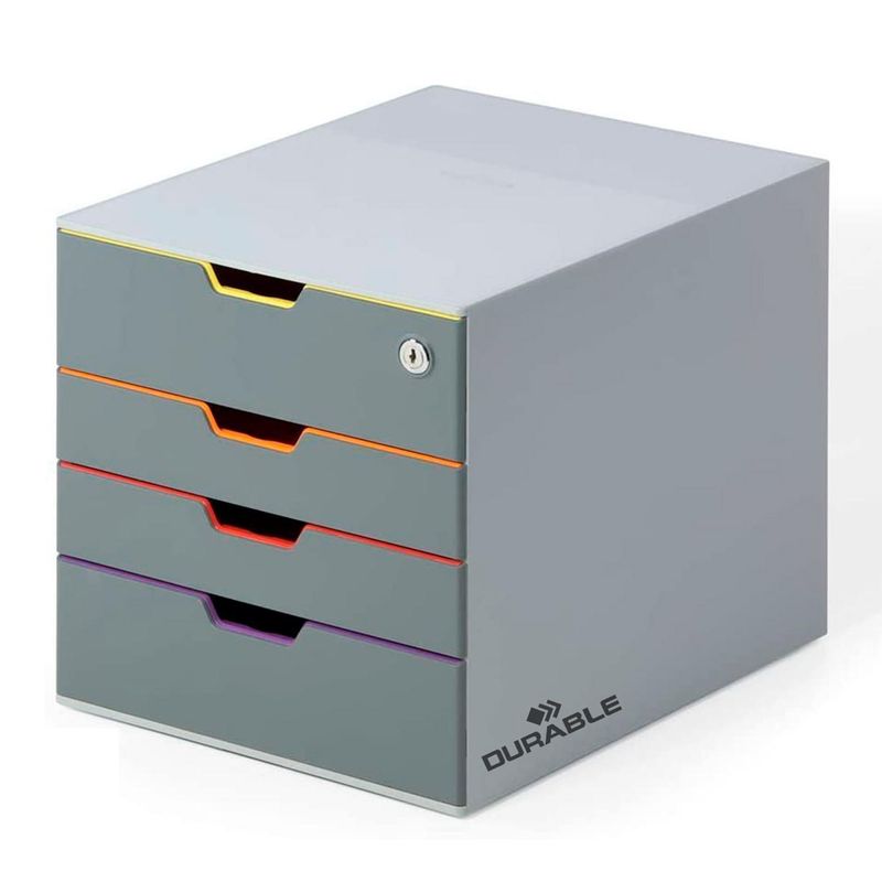 DURABLE - Cajonera Varicolor Safe 4 Durable.