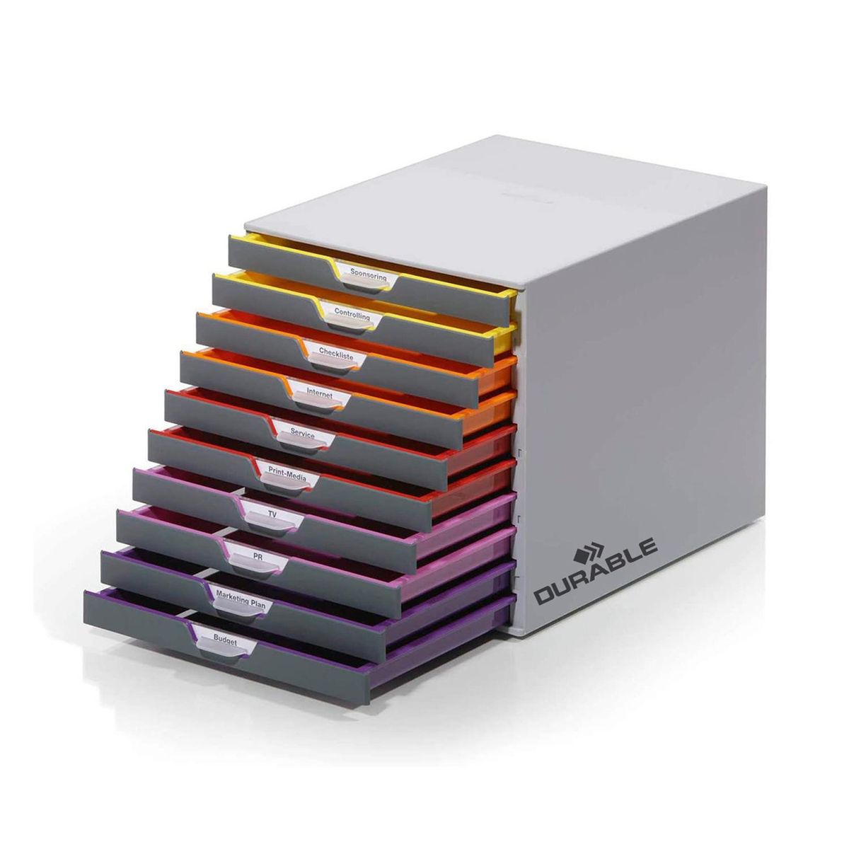 DURABLE - Cajonera Varicolor 10 Durable.