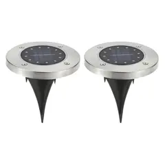 HB LEDS - Pack 2 Estaca Solar LED Luz Cálida