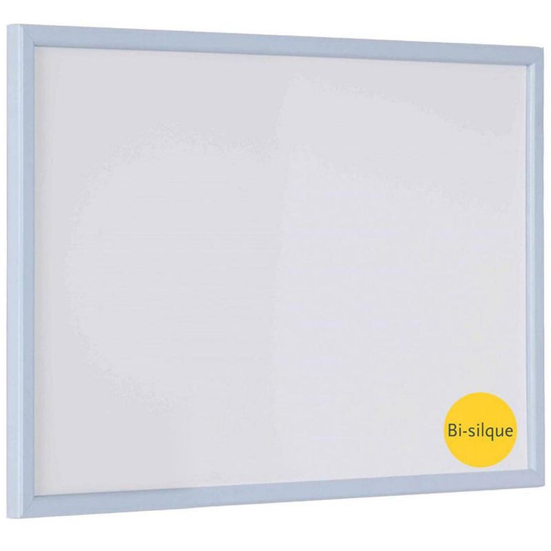 BI SILQUE - Pizarra Blanca Melamina 60x40 Mdf Azul Bi-silque