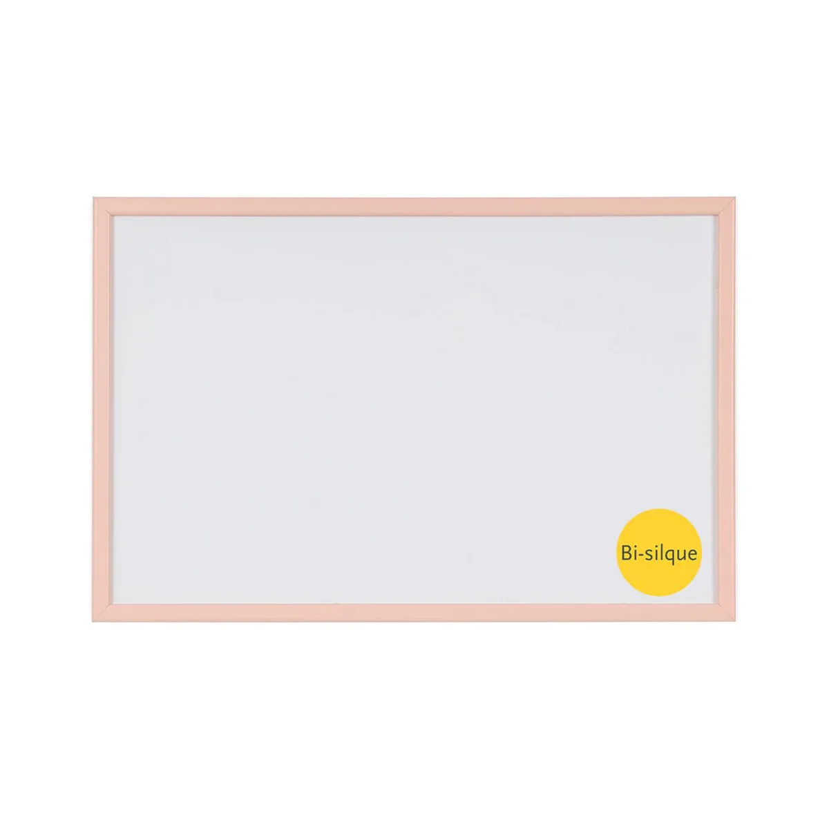 BI SILQUE - Pizarra Blanca Magnét 60x40 Mdf Salmón Bi-silque