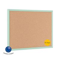 Pizarra Corcho 60x40 Mdf Pastel Verde Bi-silque
