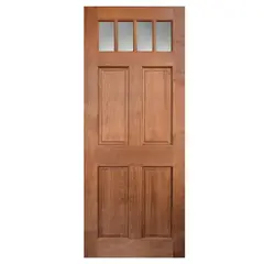 HOLZTEK - Puerta 4 Vidrios Sidora Castaño