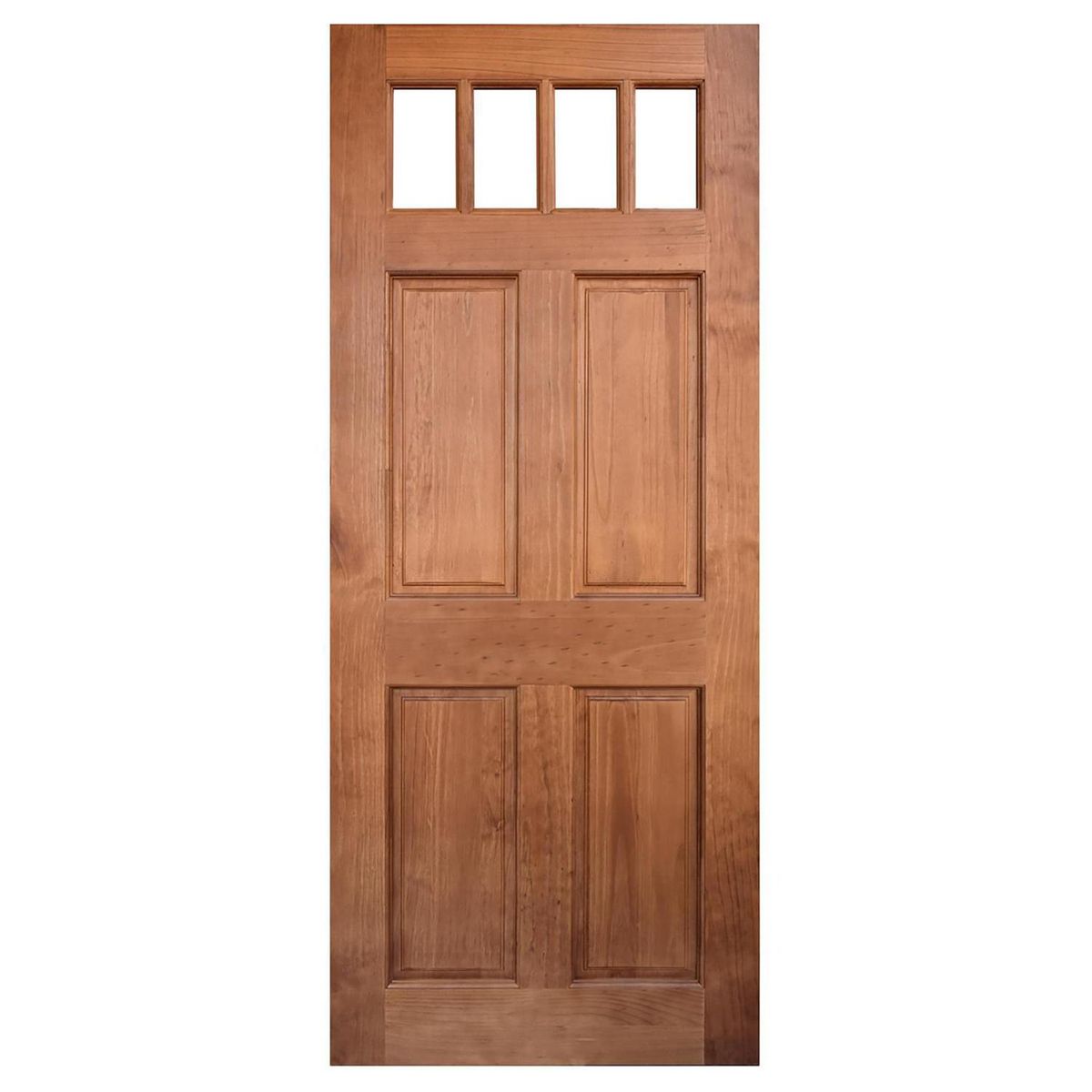 HOLZTEK - Puerta 4 Vidrios Sidora Castaño