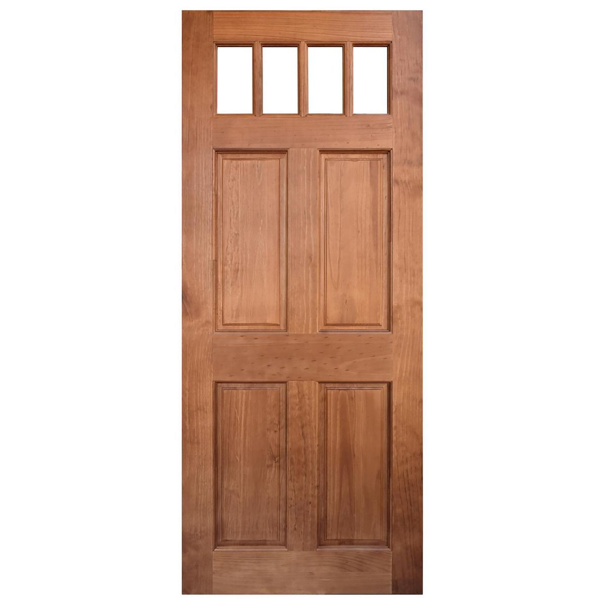 HOLZTEK - Puerta 4 Vidrios Sidora Castaño