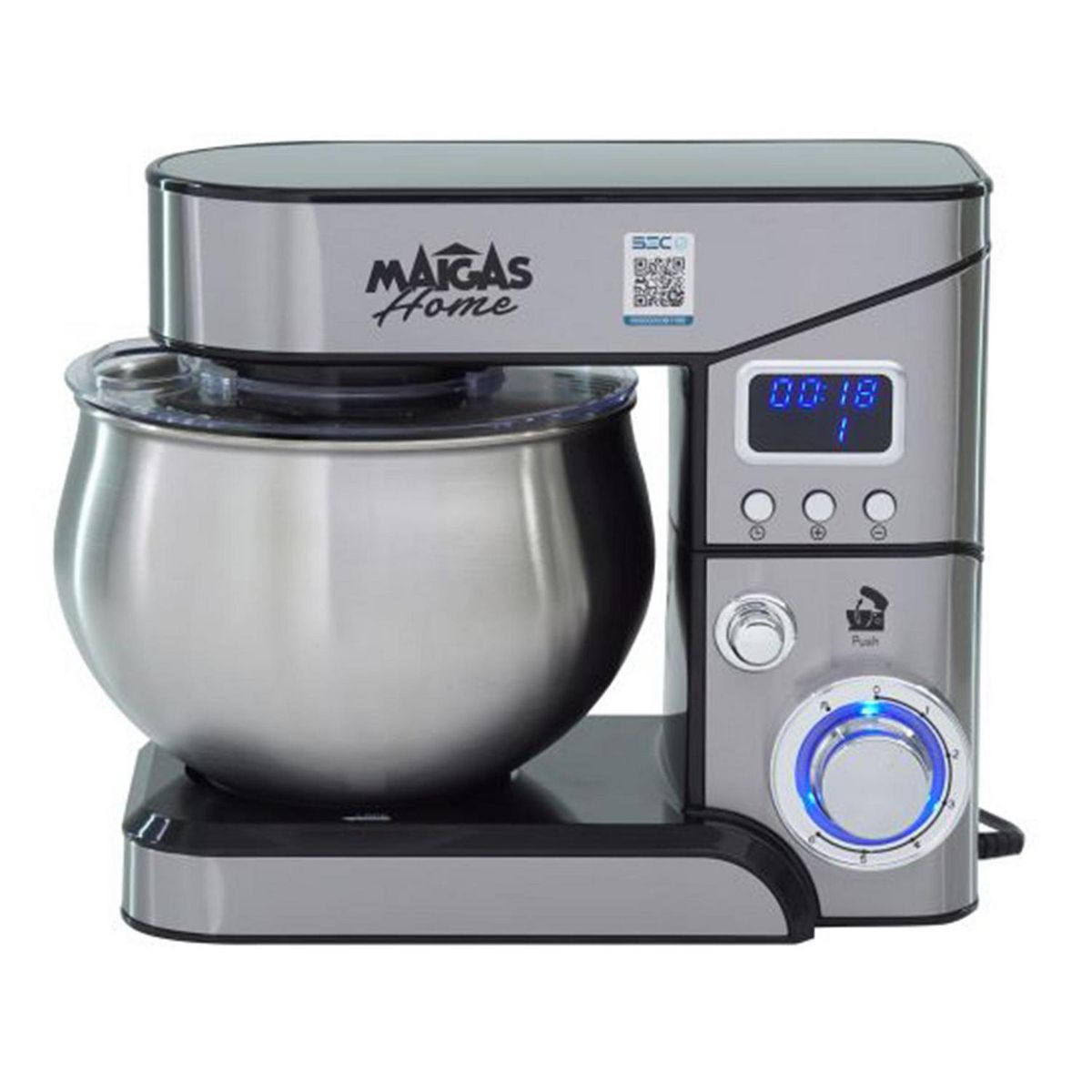MAIGAS - Batidora Vaso 5 l 1000 W Inox SC-205E