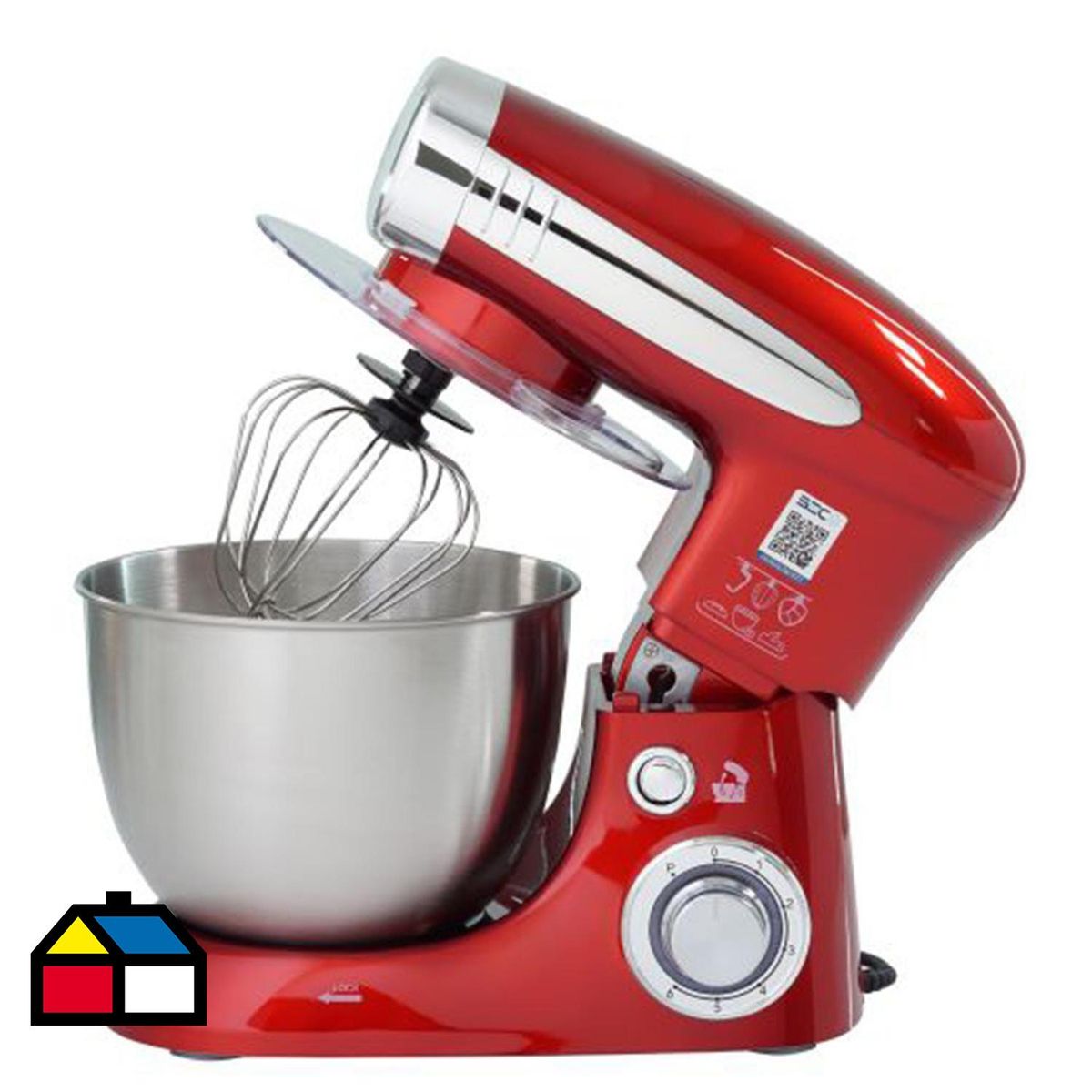 MAIGAS - Batidora Vaso 4 l 800 W Rojo SC-232R