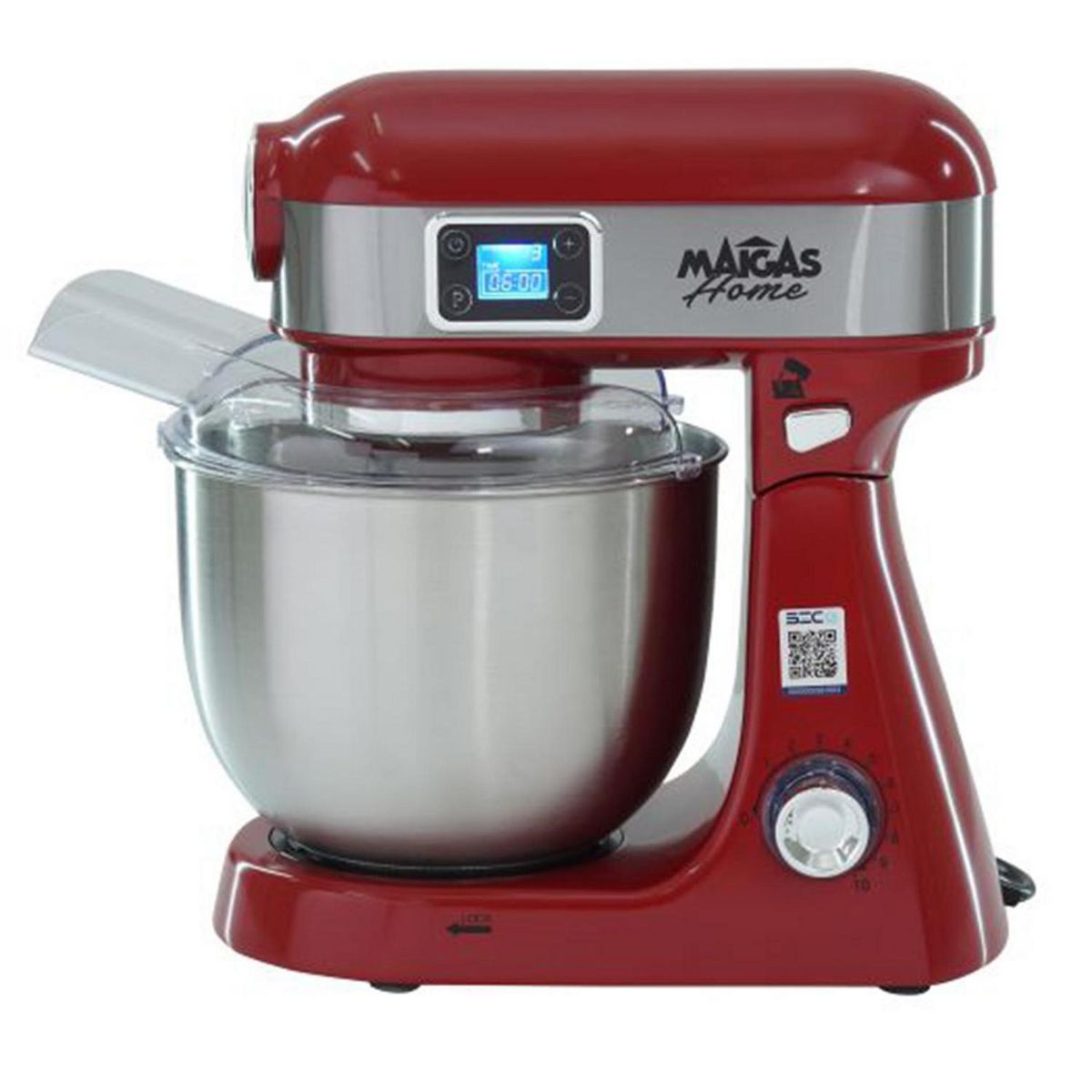 MAIGAS - Batidora Vaso 5 l 1000 W Rojo SC-265DR