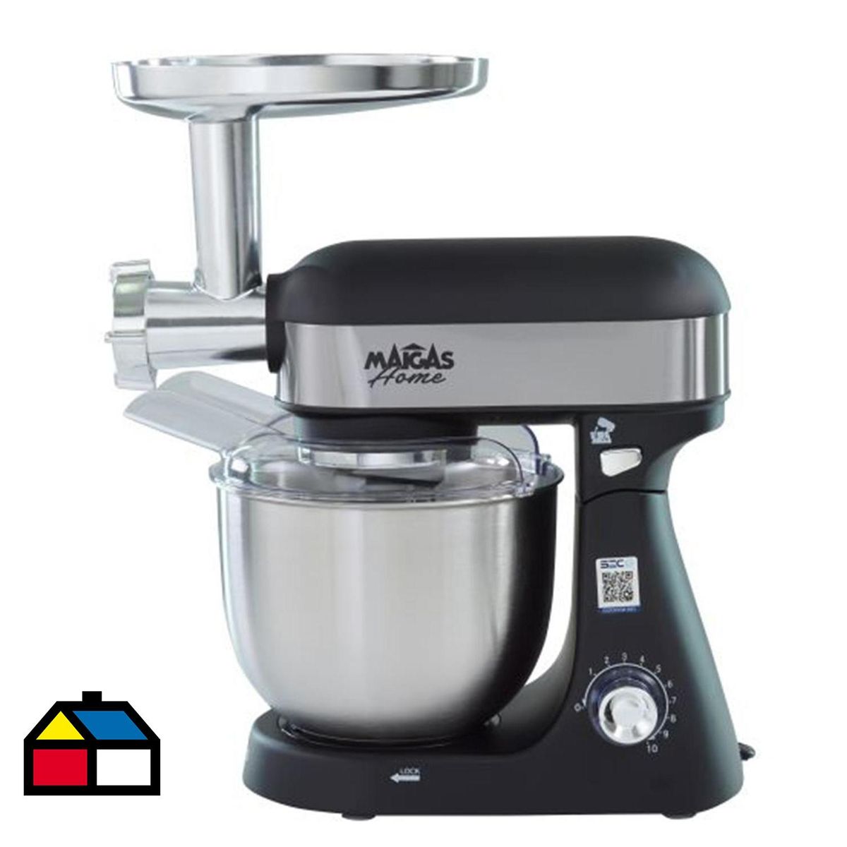 MAIGAS - Batidora 5 litros + molino de carne negra
