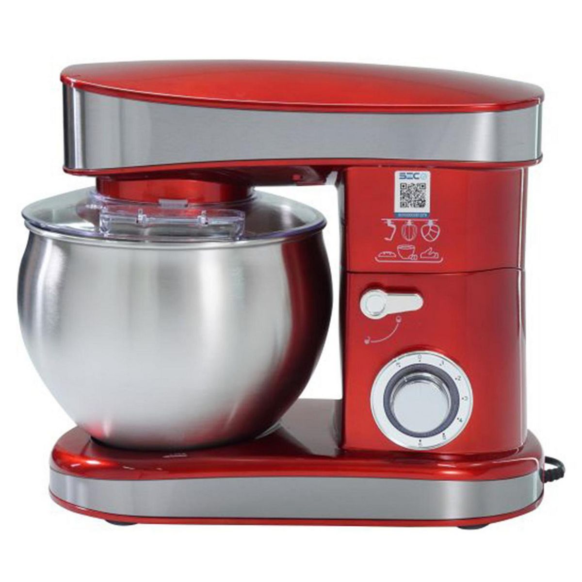 MAIGAS - Batidora Vaso 6 l 1200 W Rojo metálico SC-213R