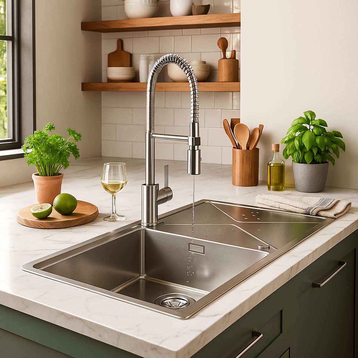 TEKA - Lavaplatos 1 Cubeta(s) 98.4x21x50.4 cm Acero inoxidable