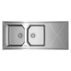 TEKA - Lavaplatos 2 Cubeta(s) 116.4x21x50.4 cm Acero inoxidable