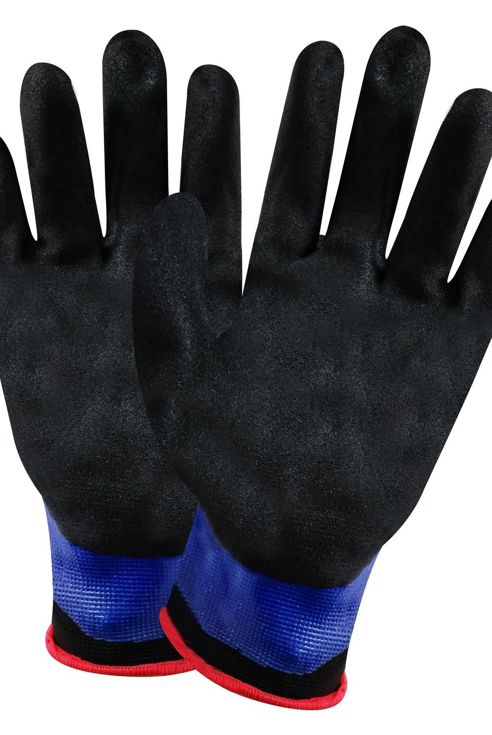 STEELPRO - Guante Multiflex Nitrile Sandy de Nitrilo L Azul/negro