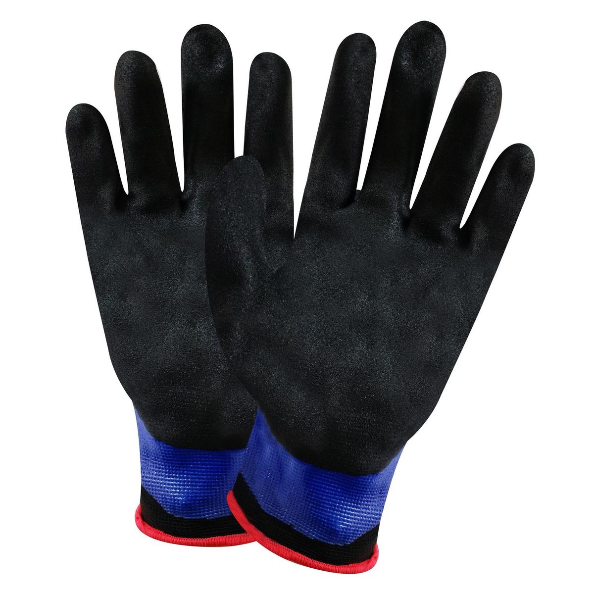 STEELPRO - Guante Multiflex Nitrile Sandy de Nitrilo L Azul/negro
