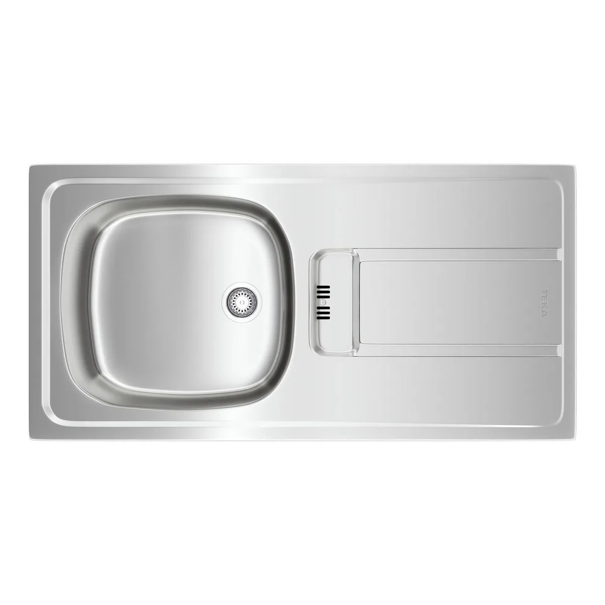 TEKA - Lavaplatos Empotrado 1 Cubeta(s) 86x15x43.5 cm Acero inoxidable