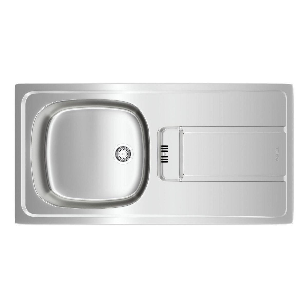 TEKA - Lavaplatos Empotrado 1 Cubeta(s) 86x15x43.5 cm Acero inoxidable