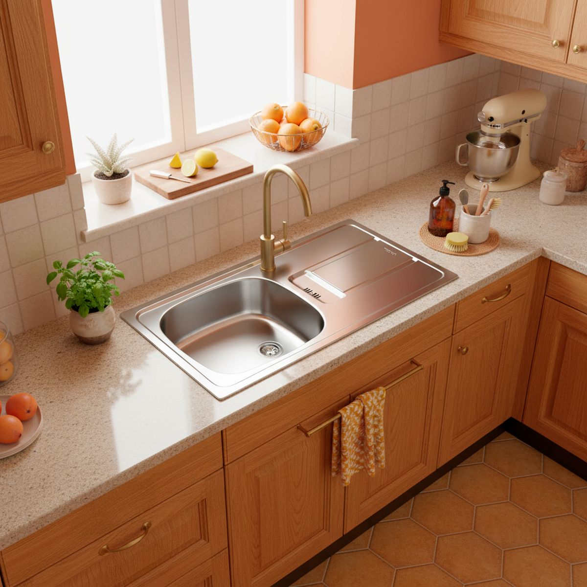 TEKA - Lavaplatos Empotrado 1 Cubeta(s) 86x15x43.5 cm Acero inoxidable