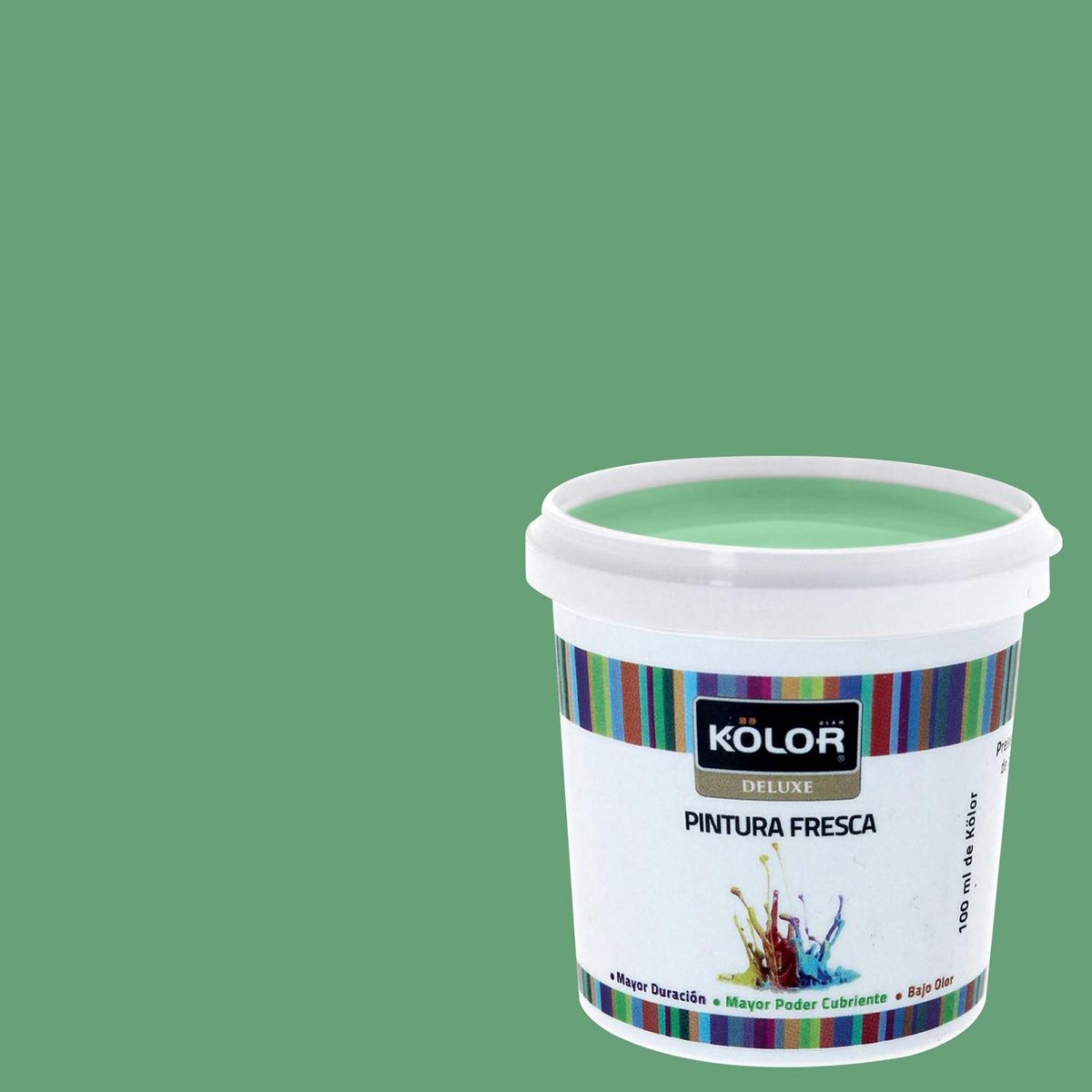 KOLOR - Muestra Color 0.1 l Mate Verde Bacalar