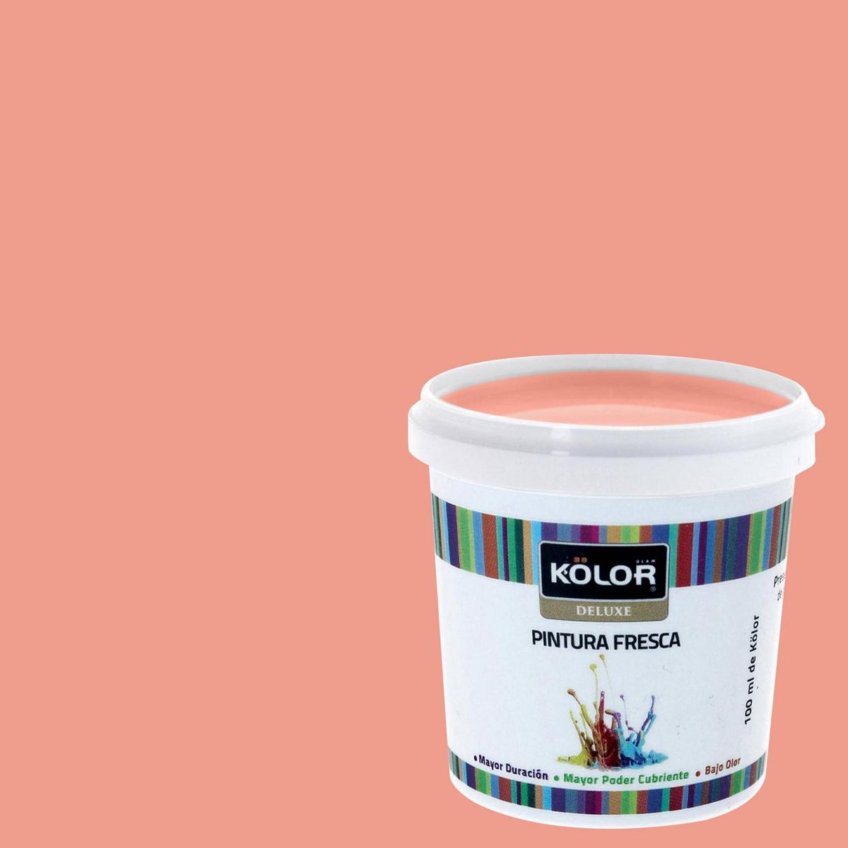 KOLOR - Muestra Color 0.1 l Mate Naranjo Caserta