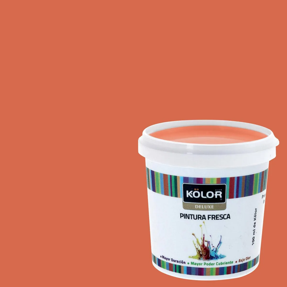 KOLOR - Muestra Color 0.1 l Mate Naranjo Tottori