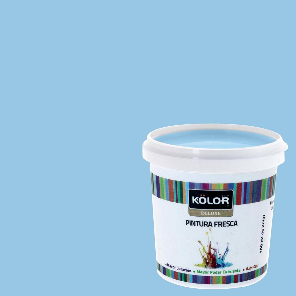 KOLOR - Muestra Color Frasco (plástico/vidrio) 100 ml Mate Azul Kolhapur 