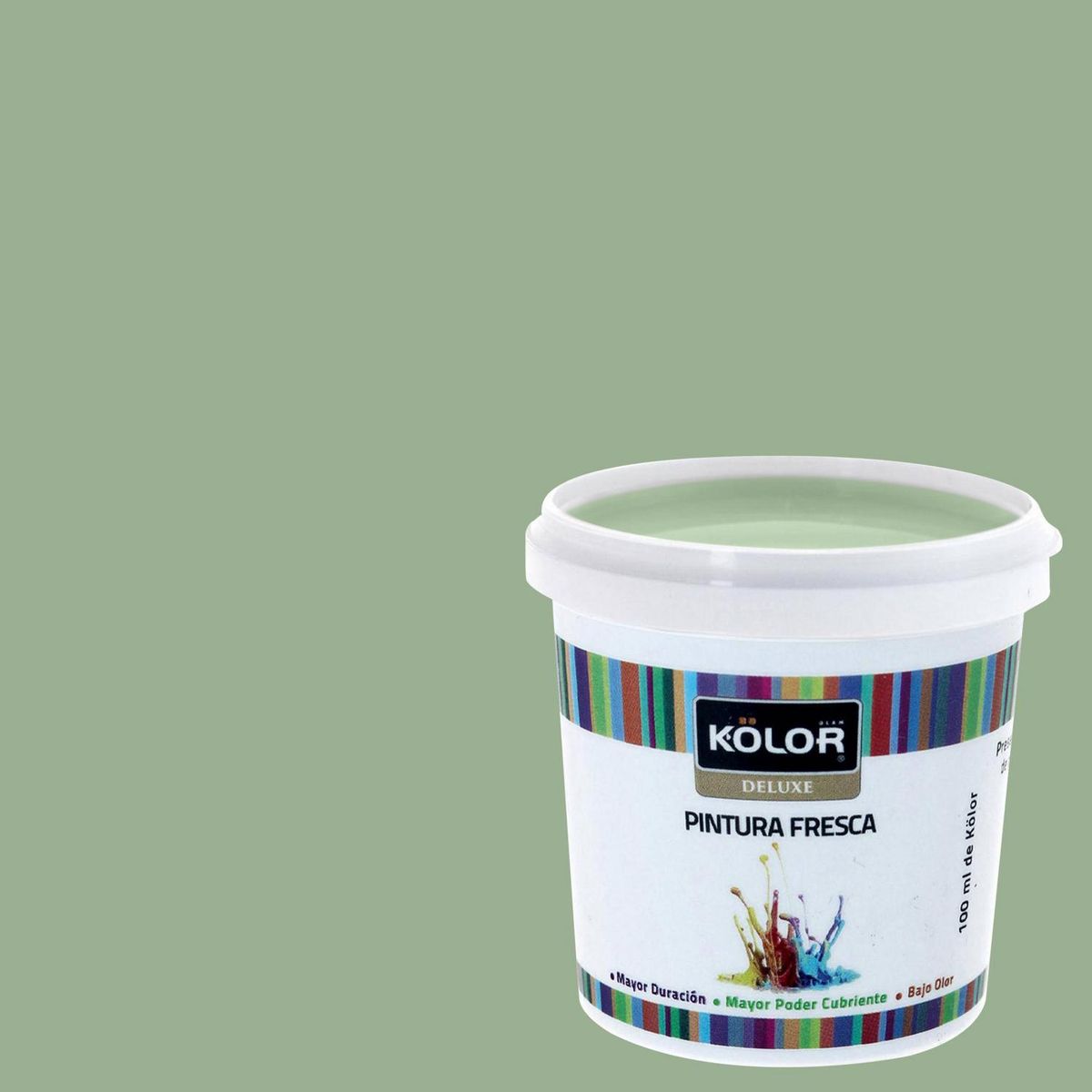 KOLOR - Muestra Color 0.1 l Mate Verde Kaunas