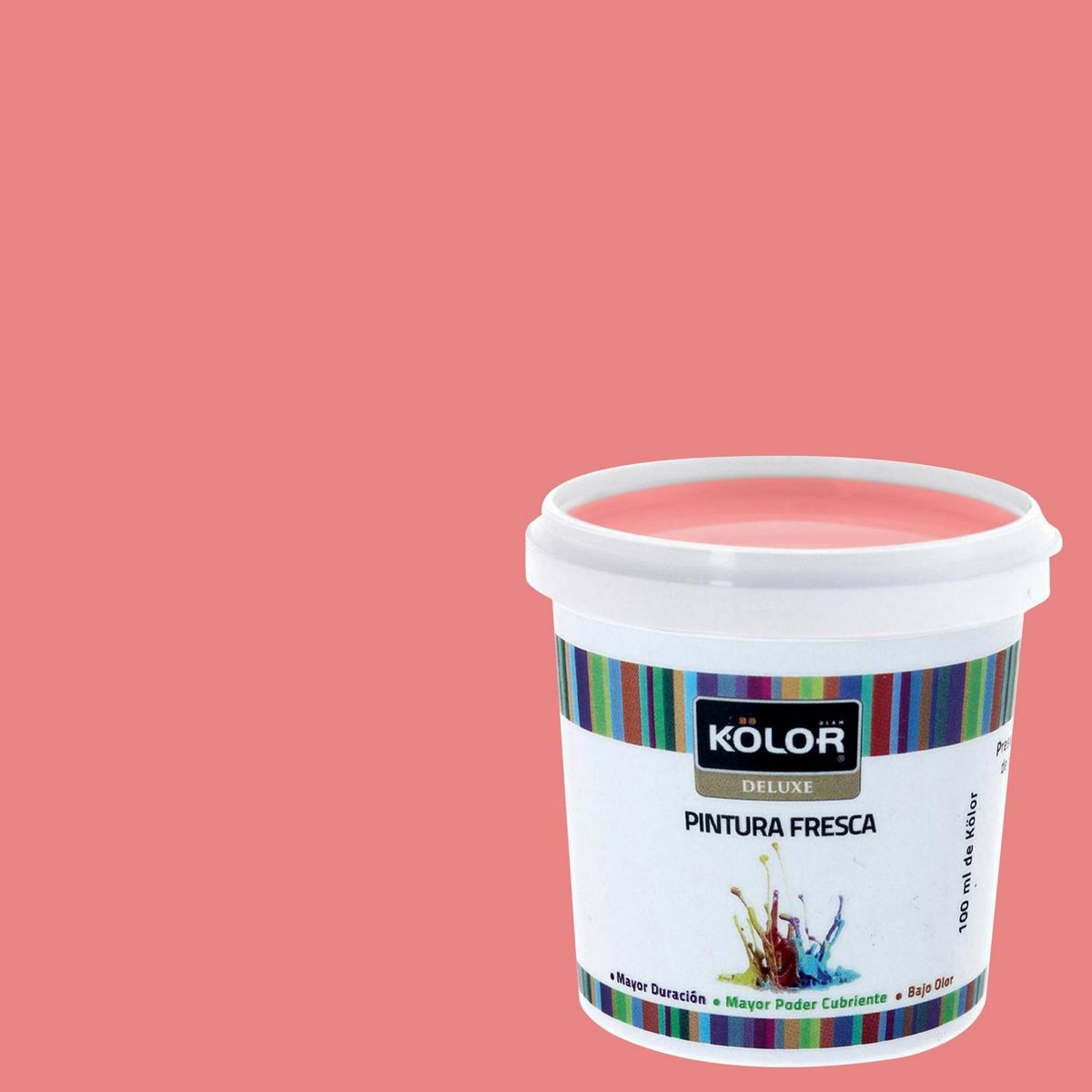 KOLOR - Muestra Color 0.1 l Mate Naranjo Zanjan