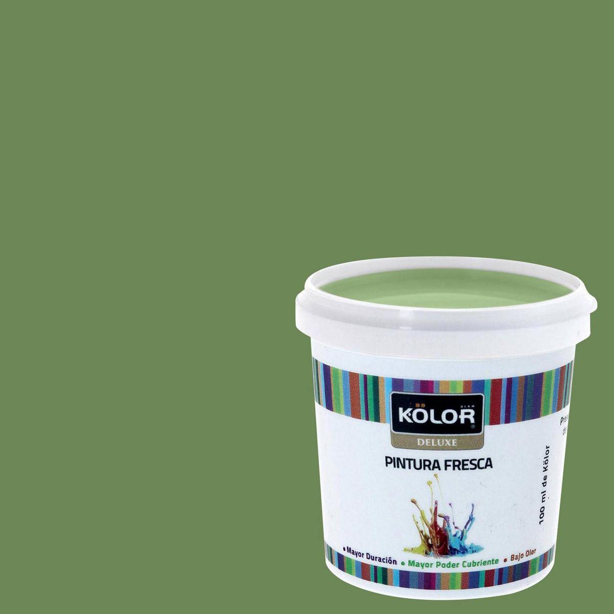 KOLOR - Muestra Color Mate 100 ml Verde Logroño