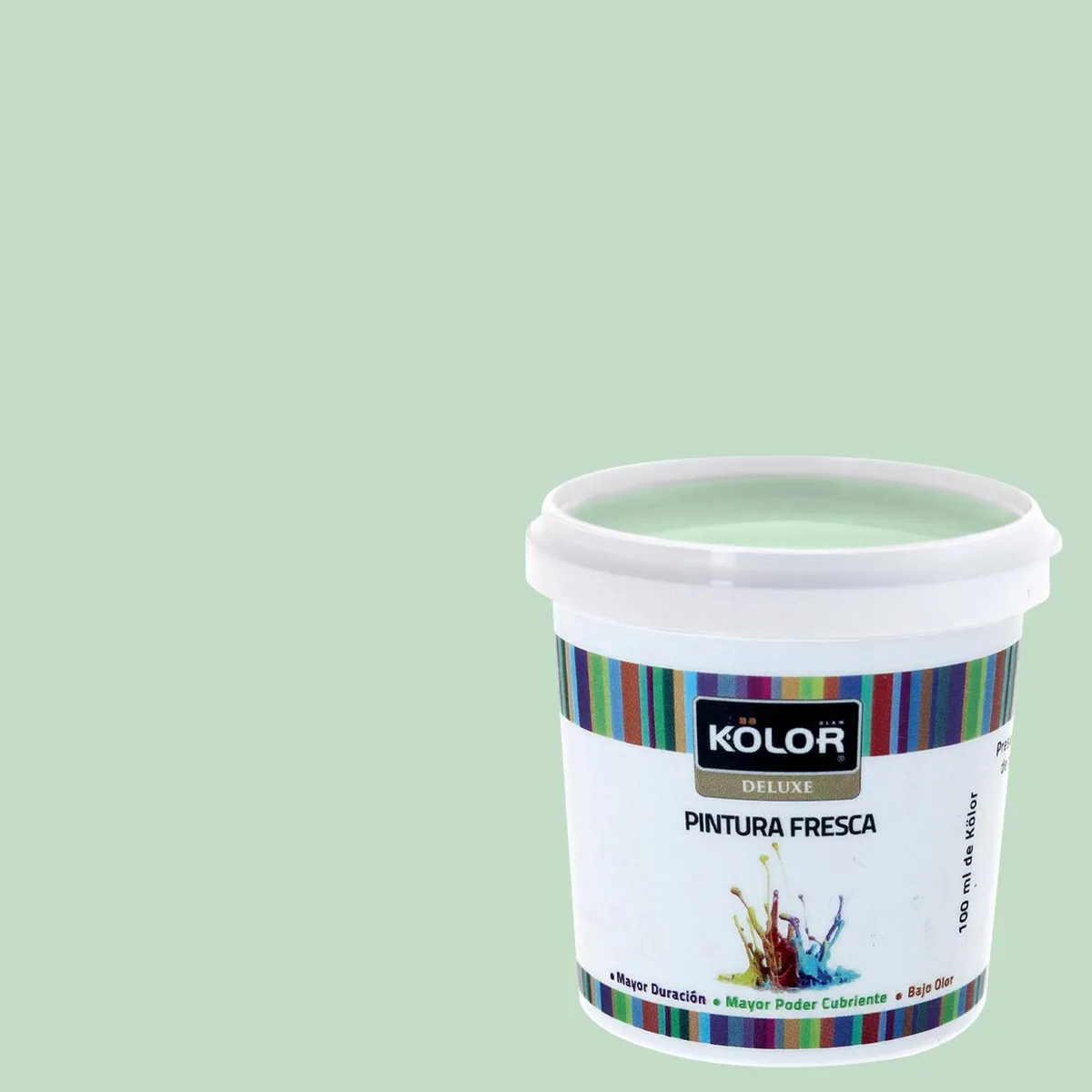 Muestra Color 0.1 l Mate Verde Dyfed, marca KOLOR - Foto Principal