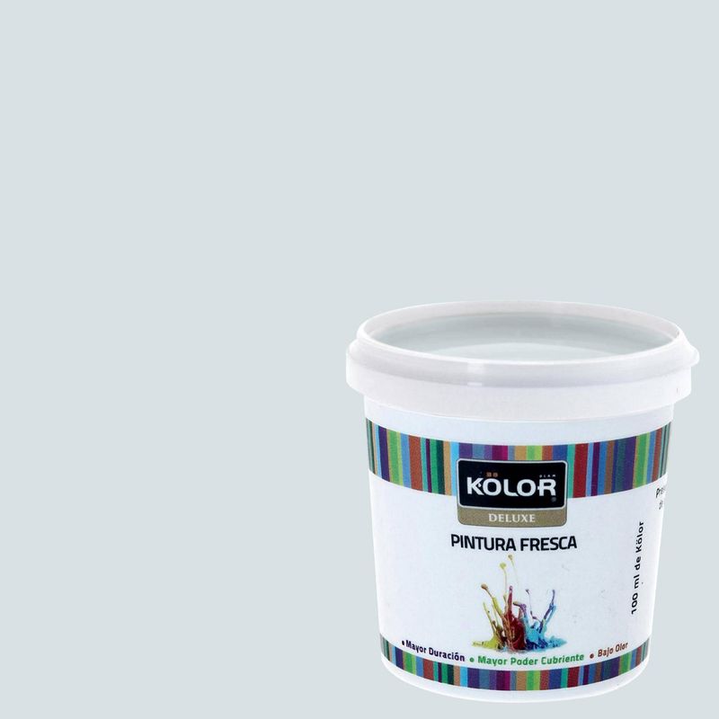 KOLOR - Muestra Color Frasco (plástico/vidrio) 100 ml Mate Blanco Bocono 