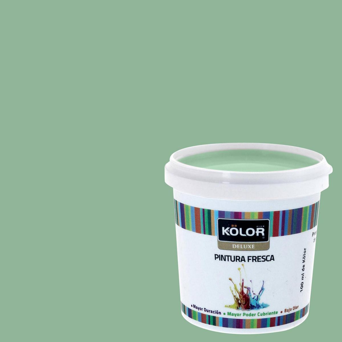 KOLOR - Muestra Color Mate 100 ml Verde Thrissur 