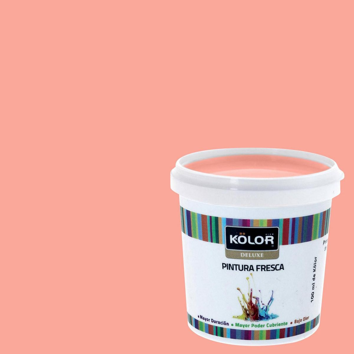 KOLOR - Muestra Color 0.1 l Mate Naranjo Níger