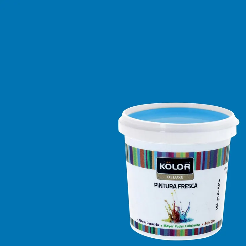KOLOR - Muestra Color Frasco (plástico/vidrio) 100 ml Mate Azul Lasha 