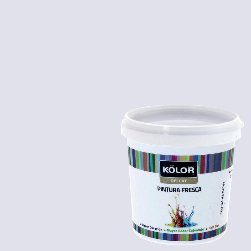 KOLOR - Muestra Color Frasco (plástico/vidrio) 100 ml Mate Blanco Toa Alta 