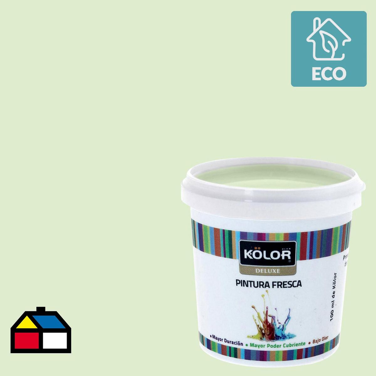 KOLOR - Muestra Color 0.1 l Mate Verde Ujjain