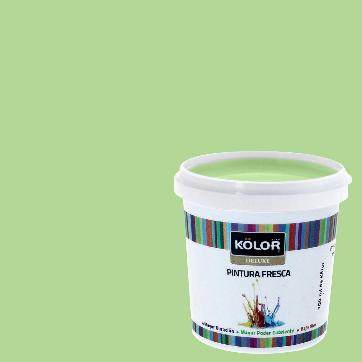 KOLOR - Muestra Color Frasco (plástico/vidrio) 100 ml Mate Verde Unalaska 