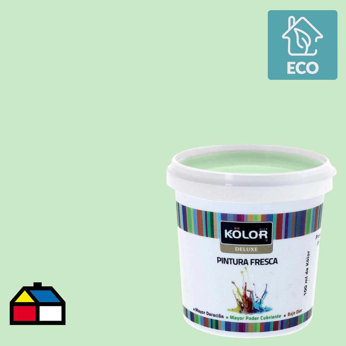 KOLOR - Muestra Color Frasco (plástico/vidrio) 100 ml Mate Verde Tavush 