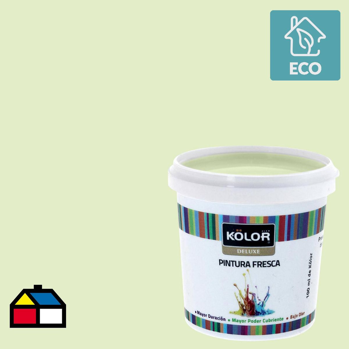 KOLOR - Muestra Color 0.1 l Mate Verde Iwaki