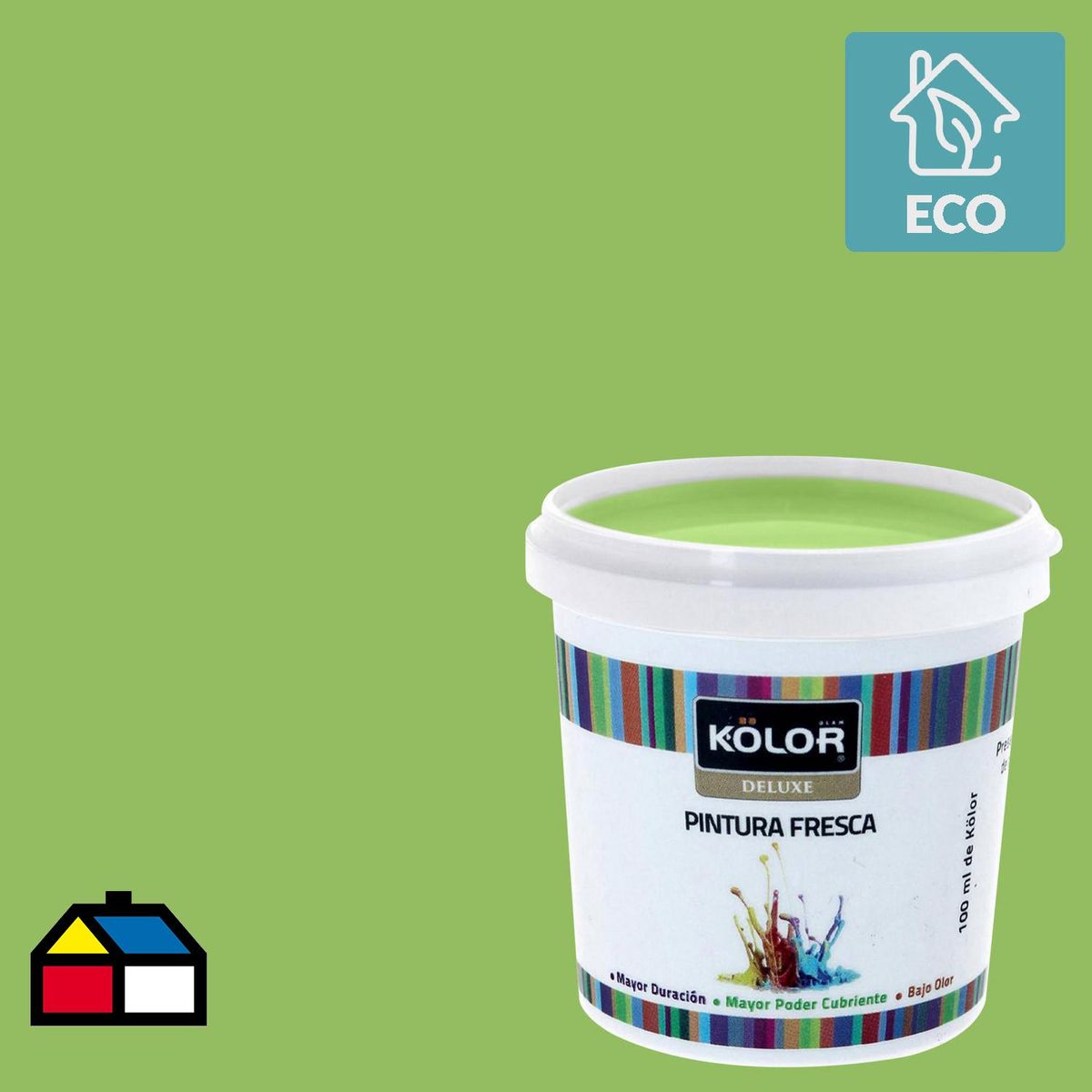 KOLOR - Muestra Color 0.1 l Mate Verde Porotto