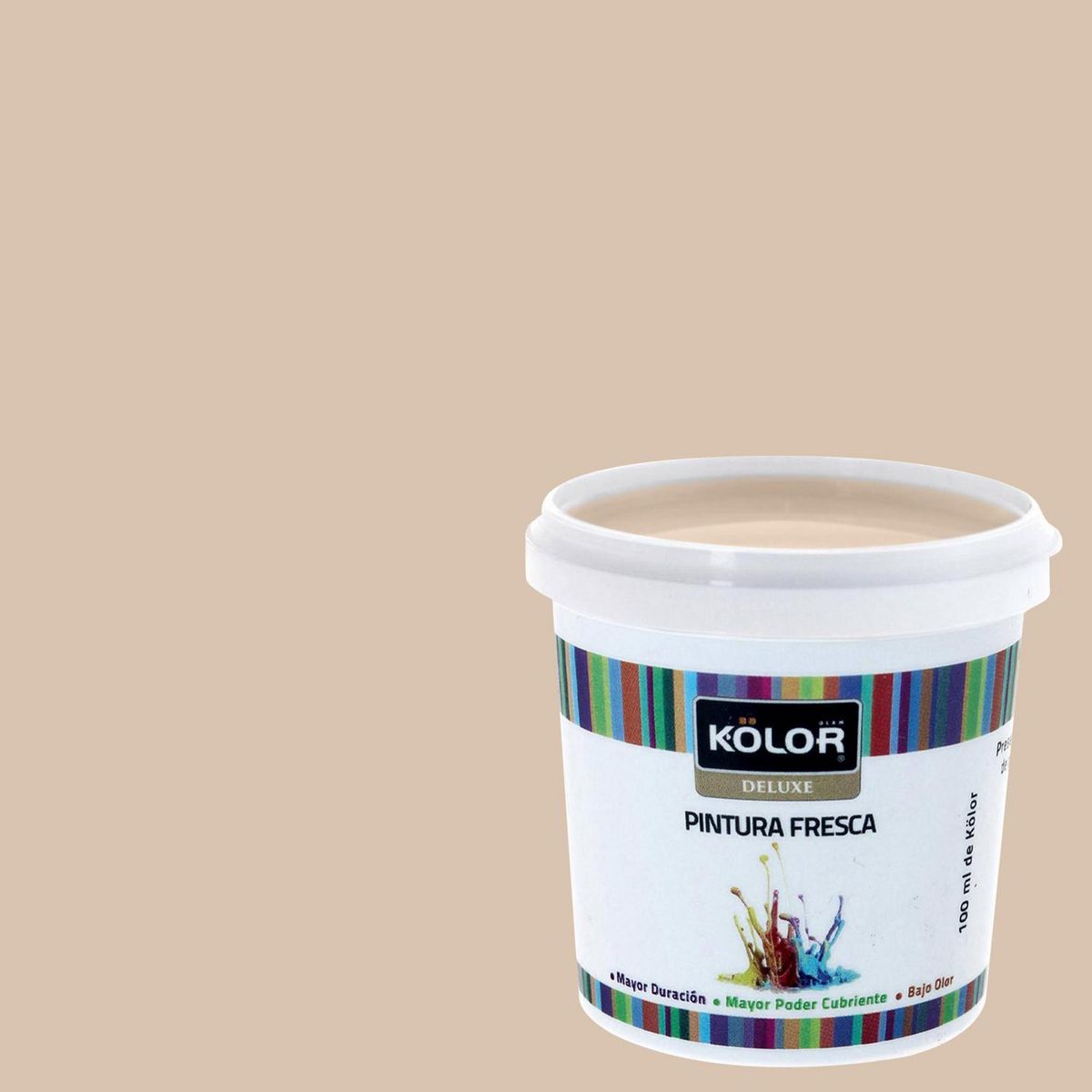 KOLOR - Muestra Color Frasco (plástico/vidrio) 100 ml Mate Naranjo Vigo 